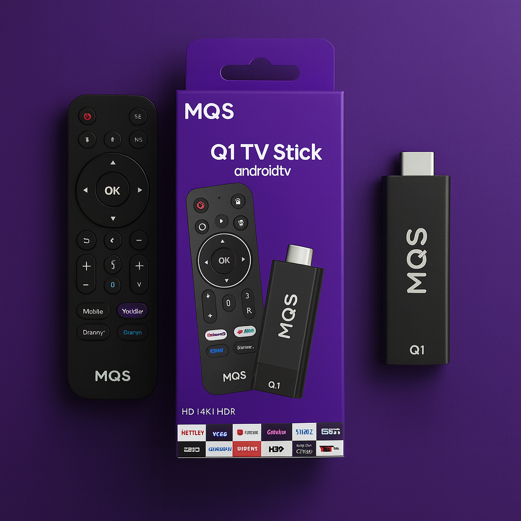 Android TV Stick MQS Q1 [Listo para usar]