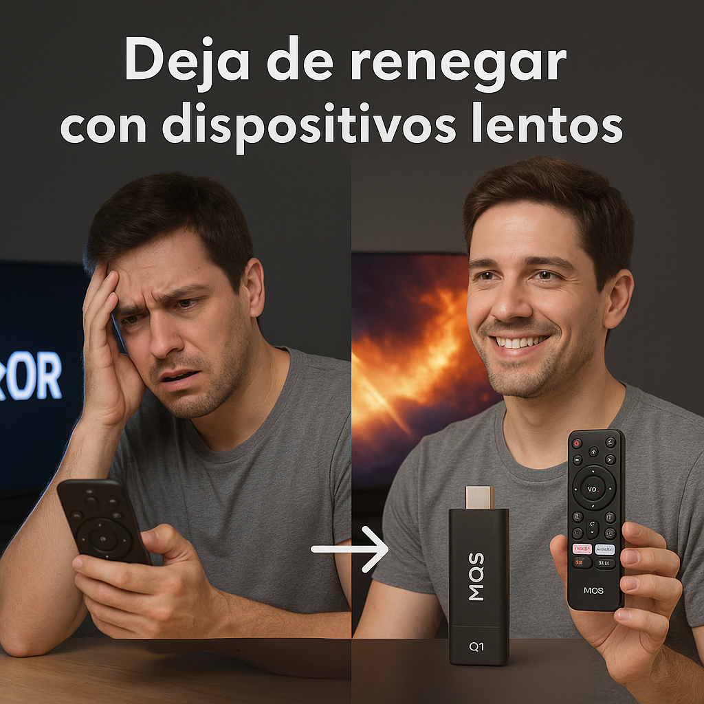 Android TV Stick MQS Q1 [Listo para usar]