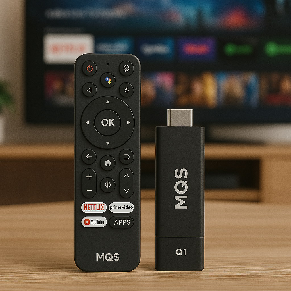 Android TV Stick MQS Q1 [Listo para usar]